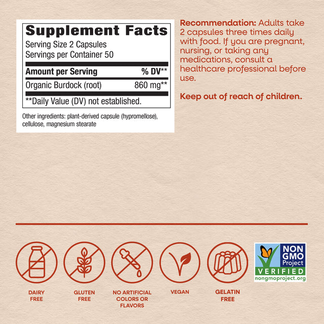 Nature's Way® | Burdock Root