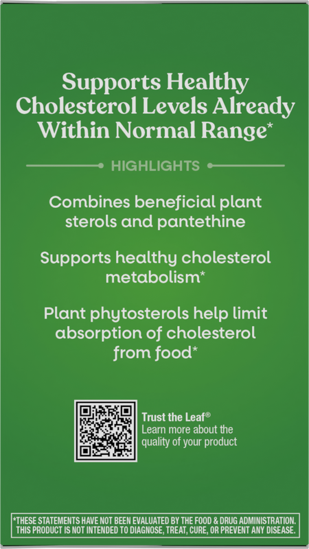 Nature's Way® | Cholesterol Shield Phytosterol Blend - left side of pack
