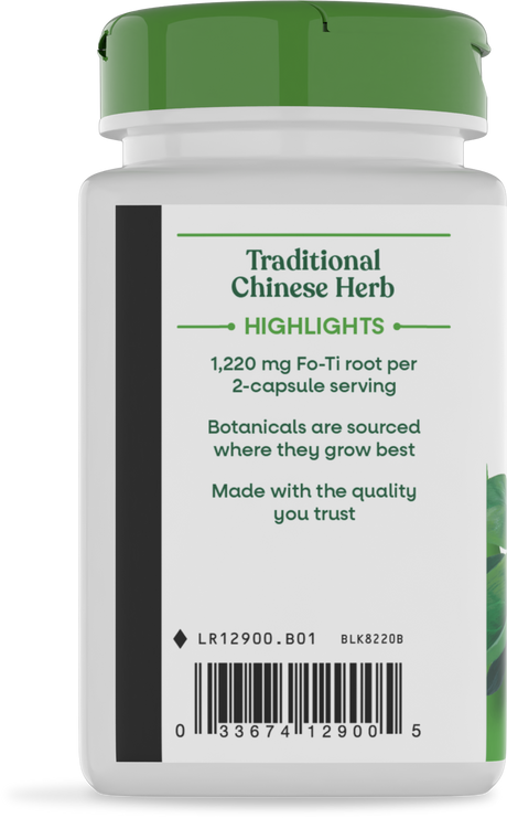 Nature's Way® | Fo-Ti Root - left side of pack