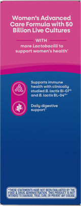 Nature's Way® | Fortify Optima Women's Advanced Care Probiotic - left side of pack