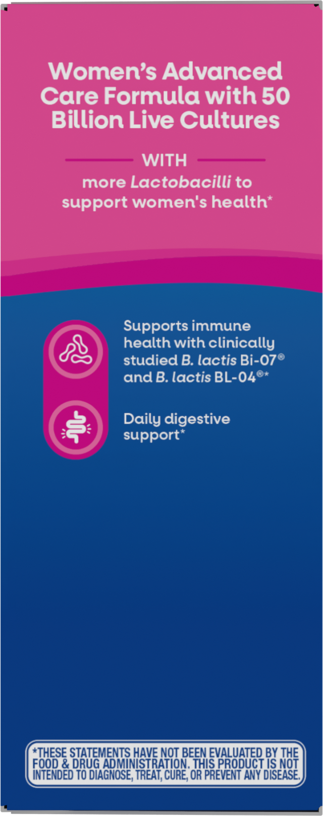 Nature's Way® | Fortify Optima Women's Advanced Care Probiotic - left side of pack