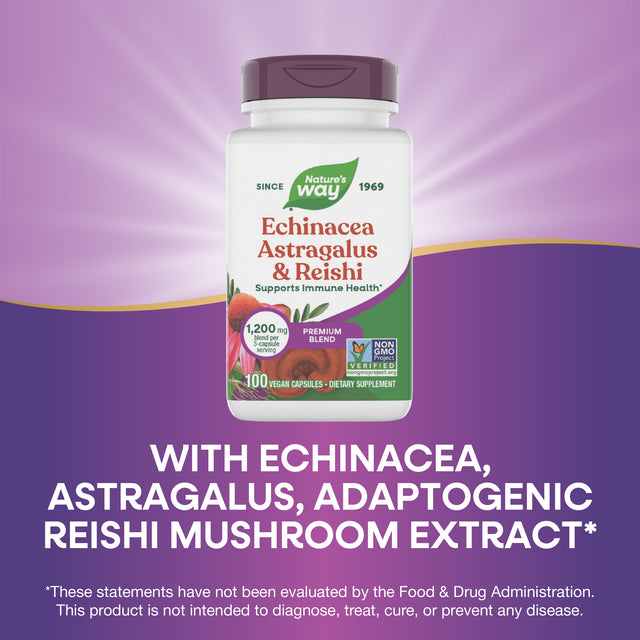 Nature's Way® | Echinacea Astragalus & Reishi Premium Blend