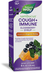 Nature's Way® | Sambucus Cough +♢ Immune* Elderberry Syrup, 4 fl oz (120 ml)