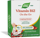 Nature's Way® | Vitamin B12 On The Go FastActives, 30 packets, Blood Orange