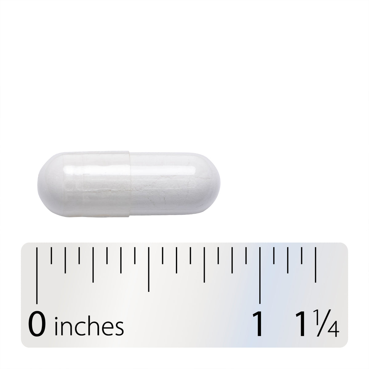 Nature's Way® | Vitamin B1 High Potency Thiamin HCl - Capsule and ruler