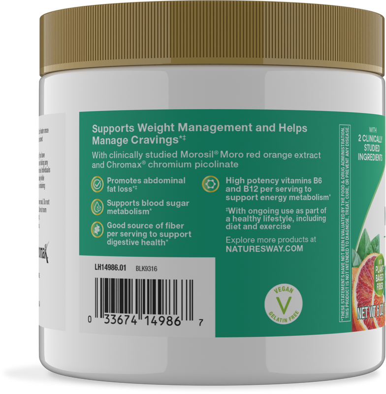 <{%360IMAGE2_14986%}>Nature's Way® | Weight Manager Drink Mix Powder - left side of pack