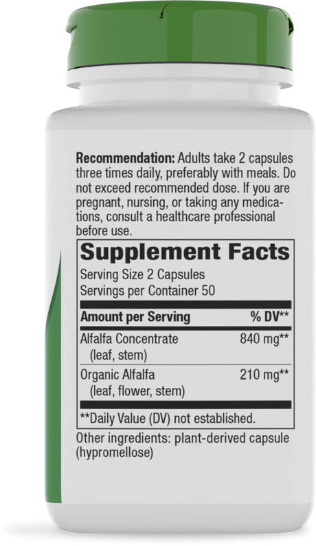 Nature's Way® | Alfa-Max - right side of pack