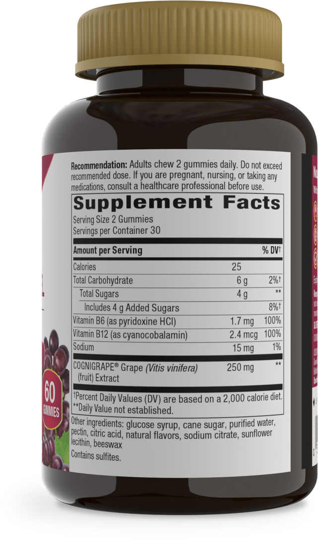 Nature's Way® | Brain Fuel Gummy - right side of pack