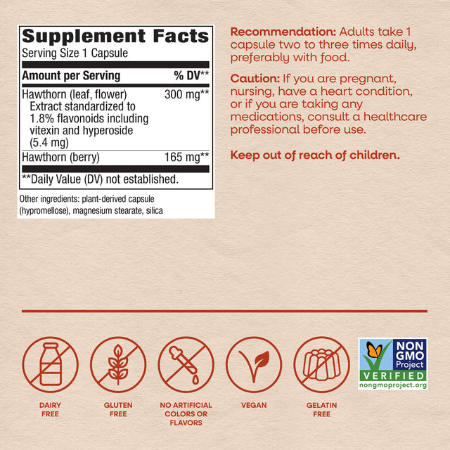 Nature's Way® | Hawthorn Standardized Extract