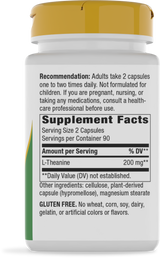 Nature's Way® | L-Theanine - right side of pack