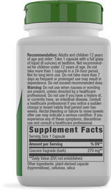 Nature's Way® | Cascara Sagrada - right side of pack