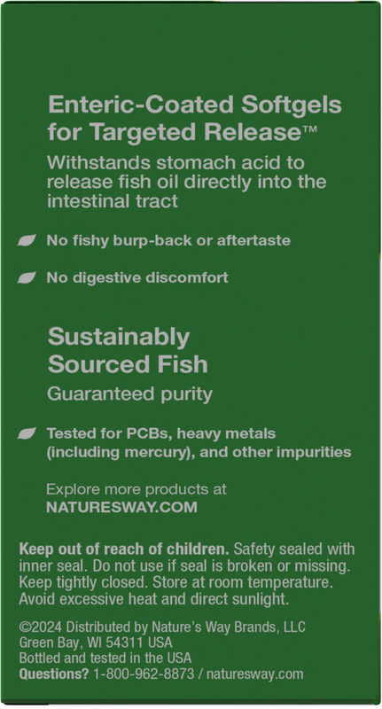 <{%360IMAGE3_15334%}>Nature's Way® | Fisol Fish Oil - left side of pack