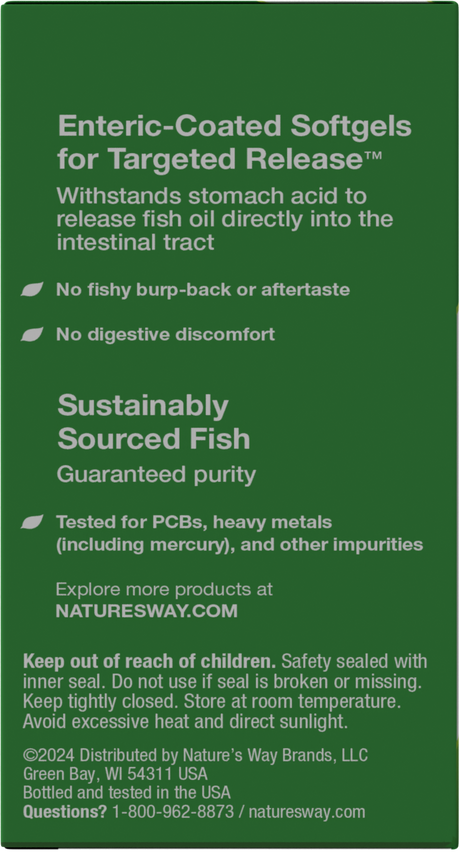 Nature's Way® | Fisol Fish Oil - left side of pack