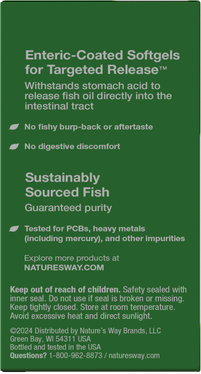 Nature's Way® | Fisol Fish Oil - left side of pack