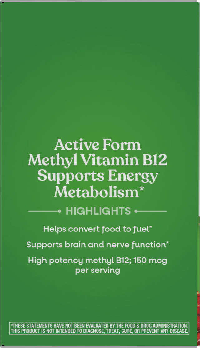 Nature's Way® | Vitamin B12 On The Go FastActives - left side of pack