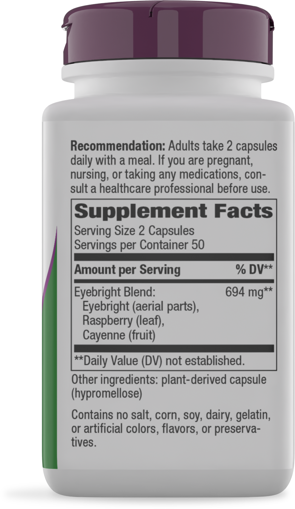 Nature's Way® | Eyebright Premium Blend - right side of pack