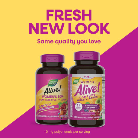 Nature's Way® | Alive!® Women's 50+ Complete Multivitamin