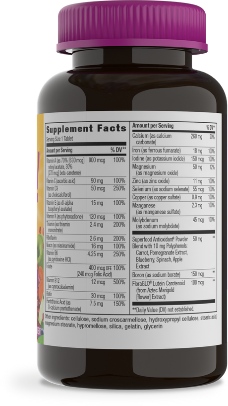 Nature's Way® | Alive! Women's Complete Multivitamin - right side of pack