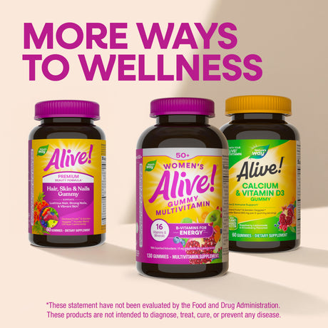 Nature's Way® | Alive! Women's 50+ Gummy Multivitamin