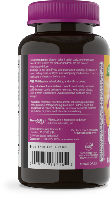 Nature's Way® | Alive! Women's Complete Multivitamin - left side of pack