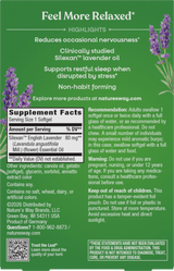 Nature's Way® | CalmAid - back of pack