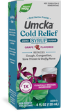 Nature's Way® | Umcka Zero Sugar Cold Relief Syrup, 4 fl oz (120 ml), Grape