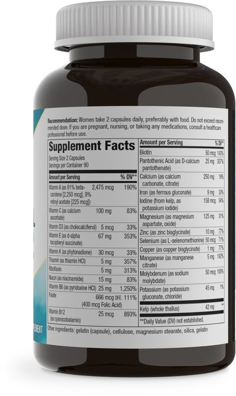 Nature's Way® | Prenatal Multivitamin - right side of pack