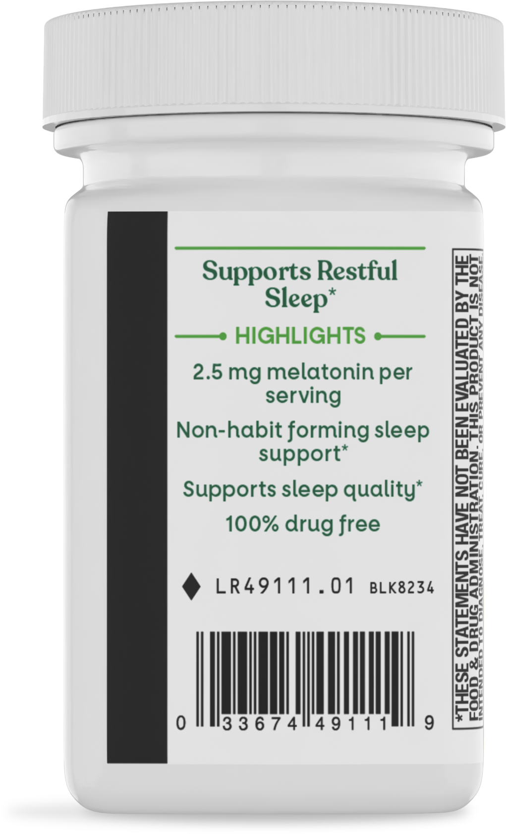 Nature's Way® | Melatonin Lozenge - left side of pack