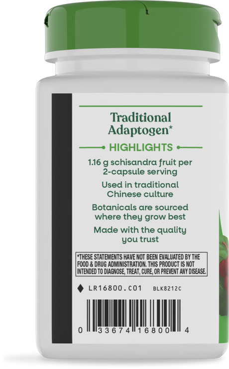 Nature's Way® | Schisandra Fruit - left side of pack