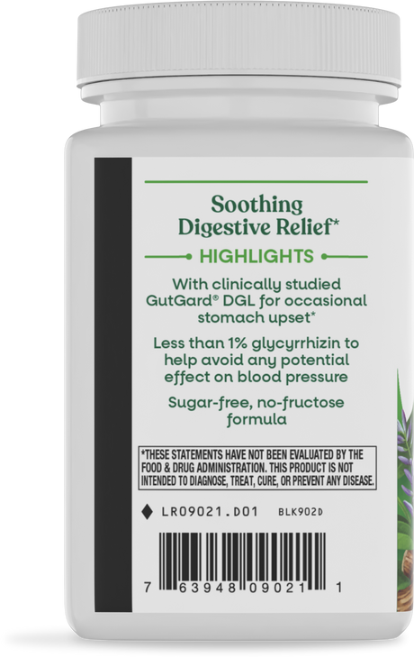 Nature's Way® | DGL Sugar Free - left side of pack