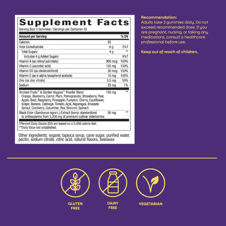 Nature's Way® | Alive! Immune Gummy With Elderberry Extract