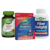 Natures's Way Ginger root, complete probiotic, and fiber delights Sku:BUNDLE