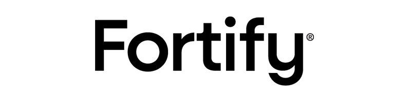 Fortify probiotics logo in black