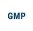 GMP logo white and blue