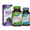 Natures's Way Immune Bundle (Sambucus Traditional Immune Syrup, Vitamin C with Bioflavonoids, Echinacea Astragalus & Reishi Premium Blend) Sku:BUNDLE