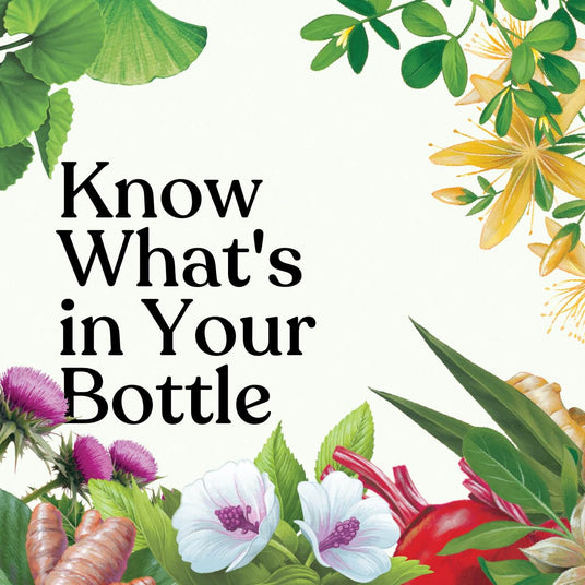 Herbal illustrations - Know What's In Your Bottle 