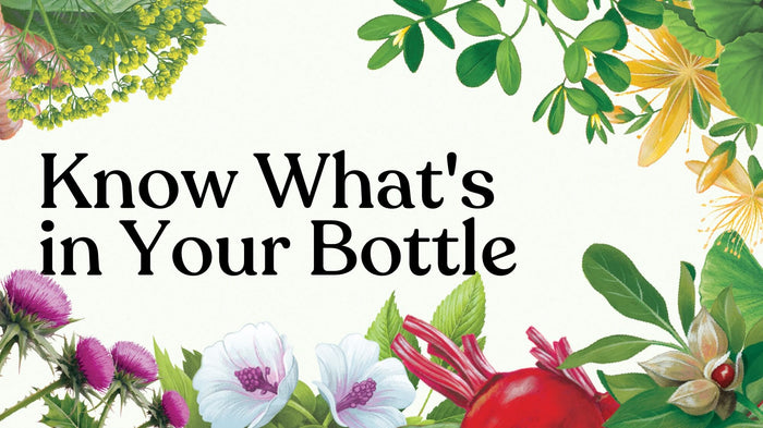 Herbal illustrations - Know What's In Your Bottle 