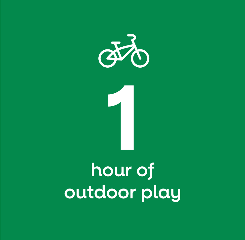 1 hour of outdoor play