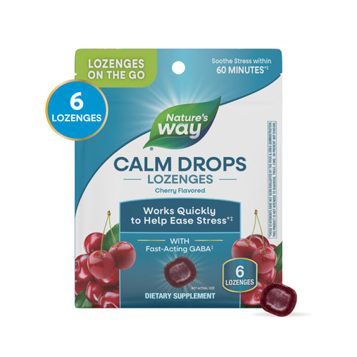 Nature's Way® | Calm Drops Cherry Lozenges Sku:15063