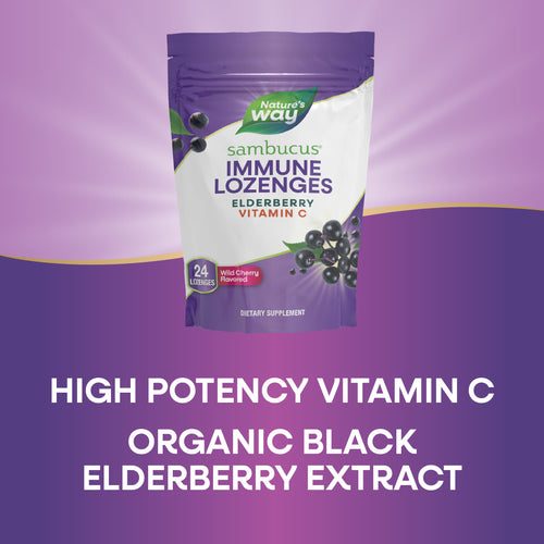 Nature's Way® | Sambucus Vitamin C Lozenges Sku:12709