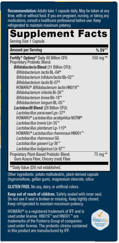 Nature's Way® | Fortify® Optima® Advanced Care 60 Billion Probiotic Sku:15783