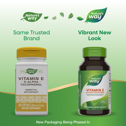 Nature's Way® | Vitamin E D-Alpha Tocopherol Sku:40211