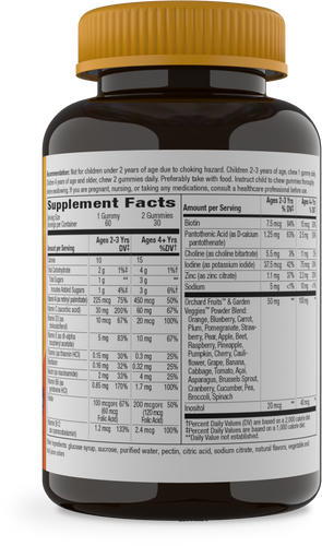 Alive! Kids Multivitamin Gummy - right side of pack Sku:15788