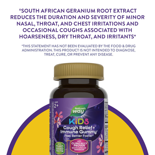 Nature's Way® | Sambucus Kids Cough Relief + Immune Gummies Sku:13676