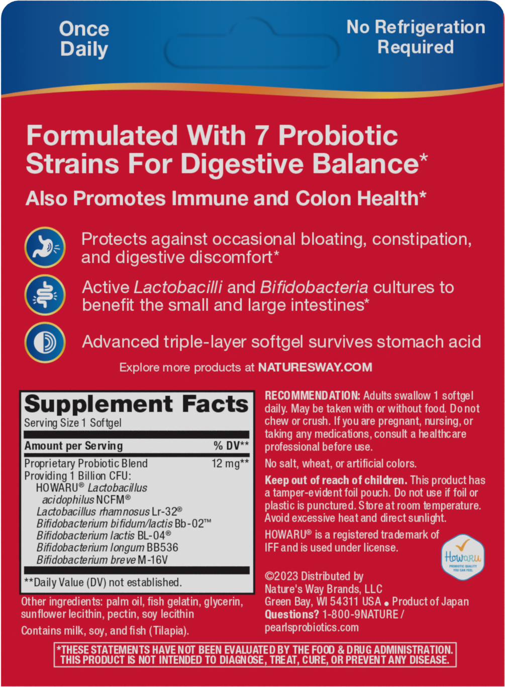 <{%MAIN1_04369%}>Nature's Way® | Probiotic Pearls® Complete Digestive Health*