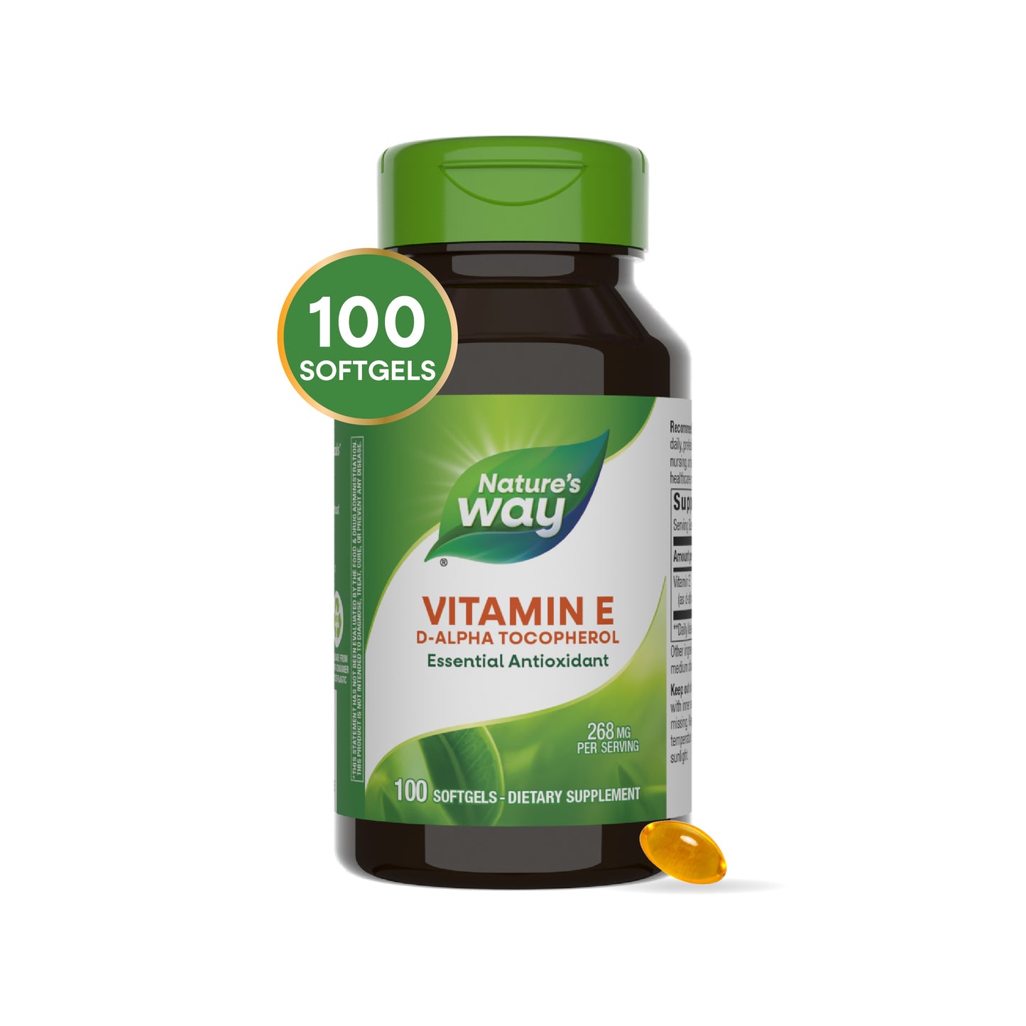 <{%MAIN7_40211%}>Nature's Way® | Vitamin E D-Alpha Tocopherol