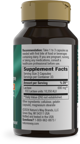 Nature's Way® | Lactase Enzyme Sku:47110