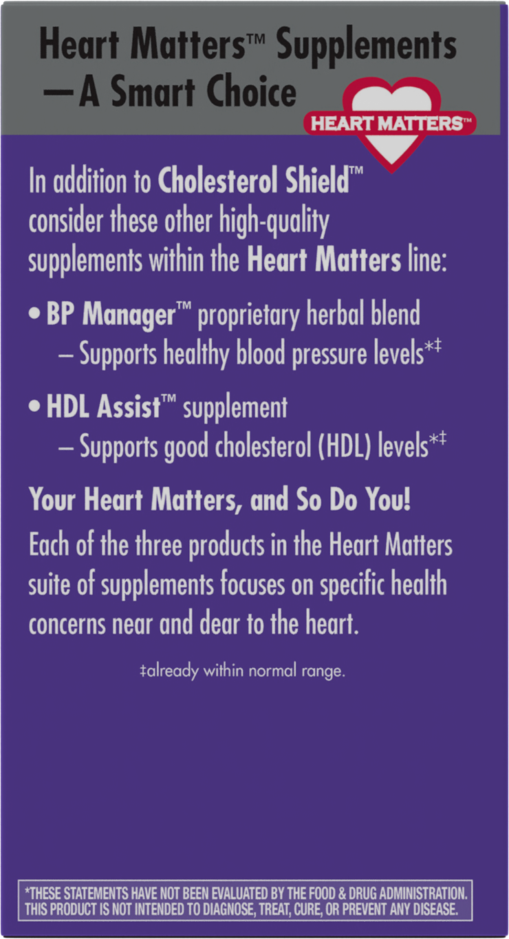<{%MAIN2_05519%}>Nature's Way® | Cholesterol Shield™