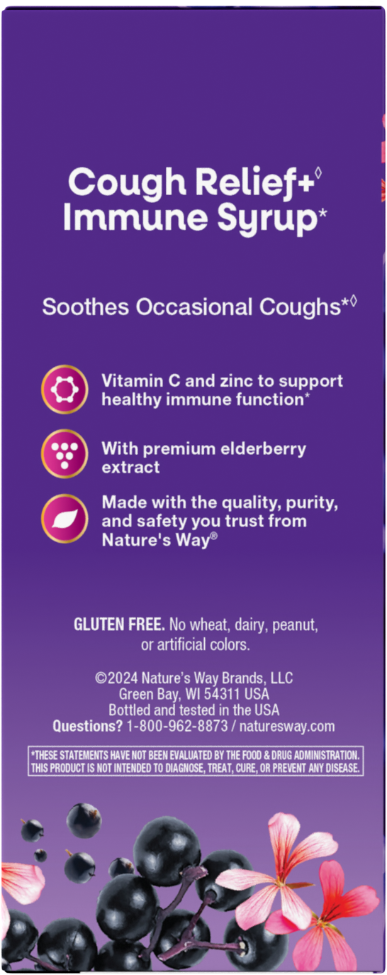 <{%MAIN4_13673%}>Nature's Way® | Sambucus Cough Relief + Immune Syrup