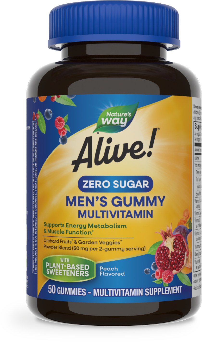 Alive!® Zero Sugar Men's Gummy Multivitamin